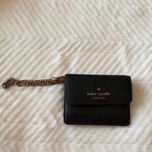 Kate Spade Black Chain Wallet